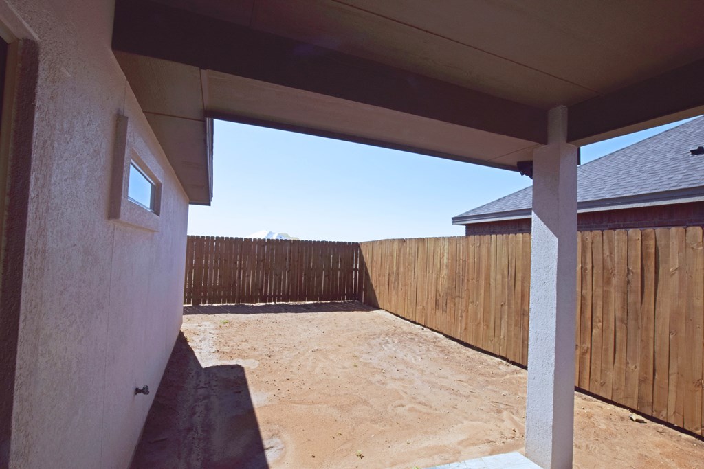 Rear Covered Patio